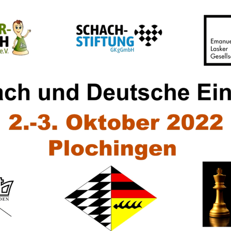 Schach und Deutsche Einheit 2022 in Plochingen - Impressionen
